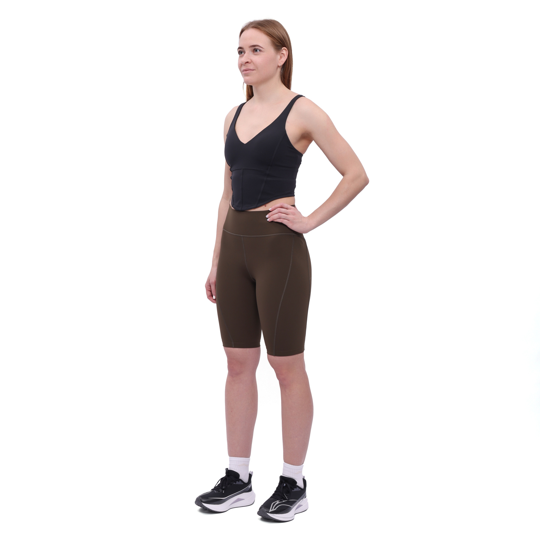 ANBV002-2 Велосипедки Yoga черный